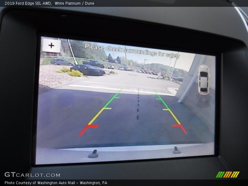 White Platinum / Dune 2019 Ford Edge SEL AWD