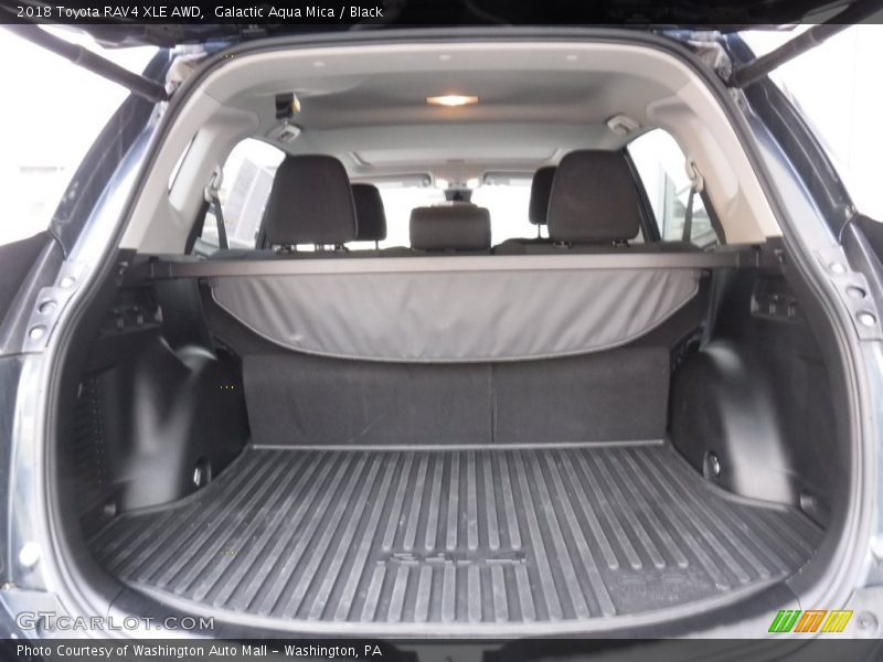 Galactic Aqua Mica / Black 2018 Toyota RAV4 XLE AWD