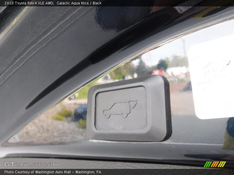 Galactic Aqua Mica / Black 2018 Toyota RAV4 XLE AWD