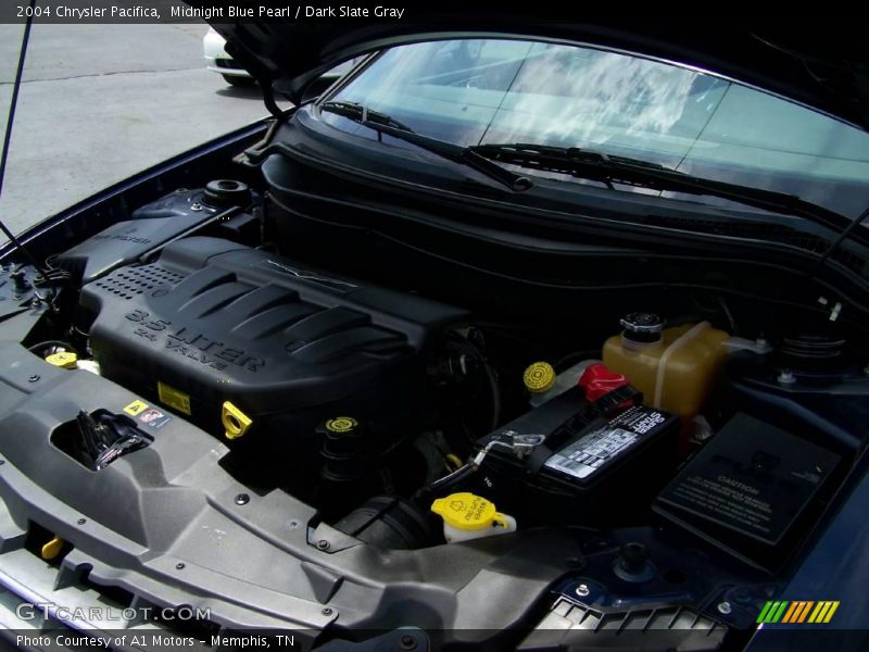 Midnight Blue Pearl / Dark Slate Gray 2004 Chrysler Pacifica