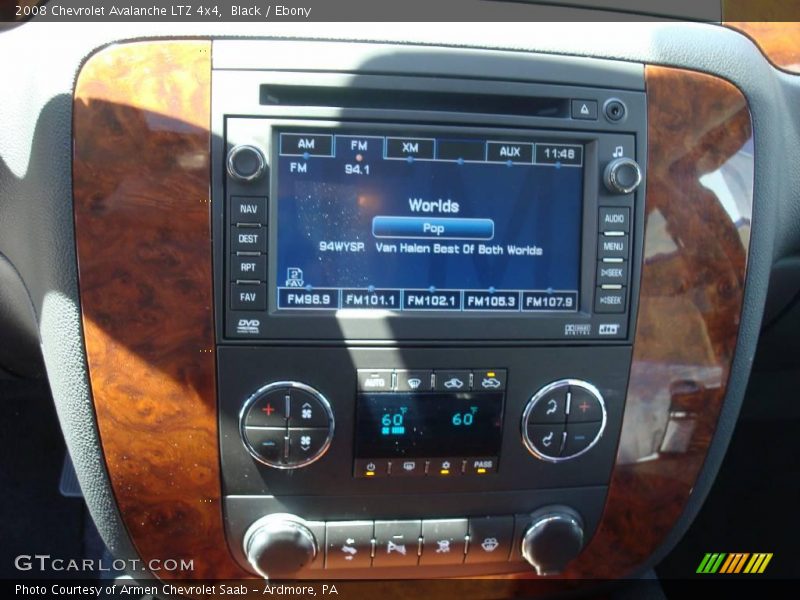 Black / Ebony 2008 Chevrolet Avalanche LTZ 4x4