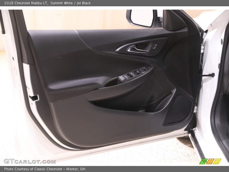 Summit White / Jet Black 2018 Chevrolet Malibu LT