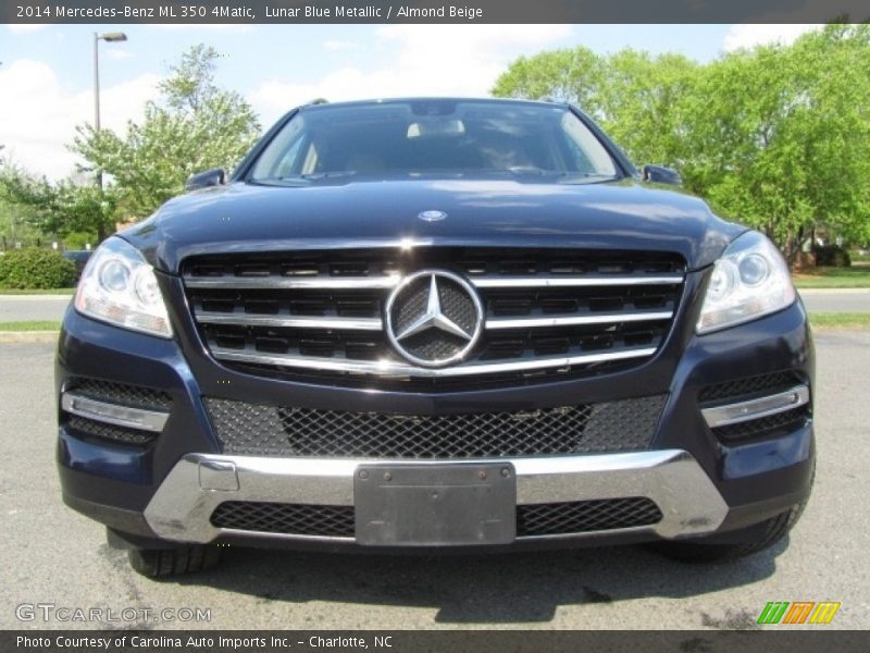Lunar Blue Metallic / Almond Beige 2014 Mercedes-Benz ML 350 4Matic