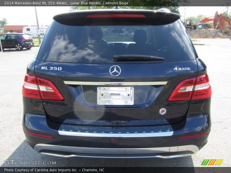 Lunar Blue Metallic / Almond Beige 2014 Mercedes-Benz ML 350 4Matic