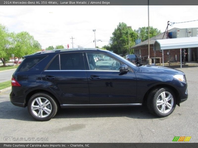 Lunar Blue Metallic / Almond Beige 2014 Mercedes-Benz ML 350 4Matic