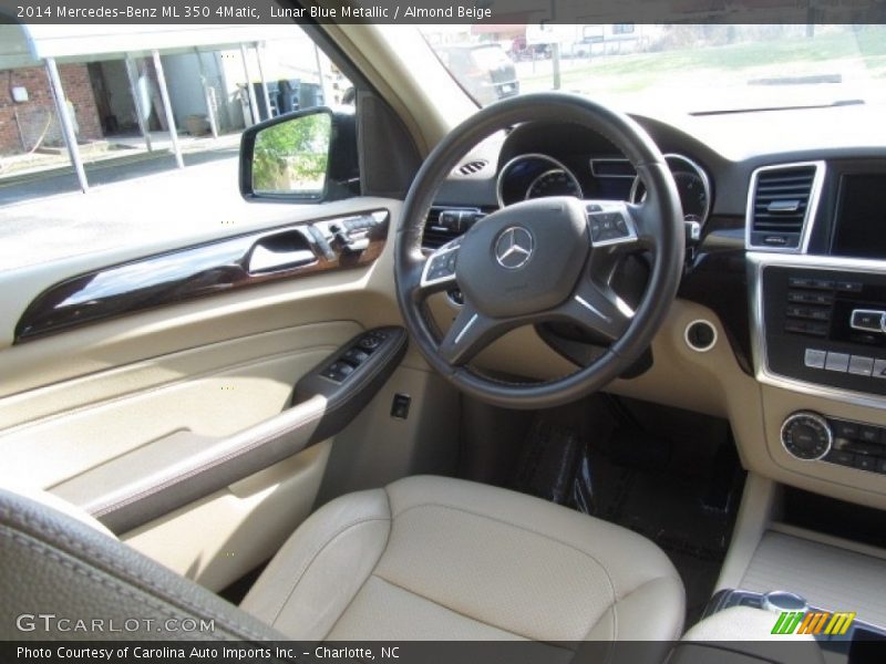 Lunar Blue Metallic / Almond Beige 2014 Mercedes-Benz ML 350 4Matic