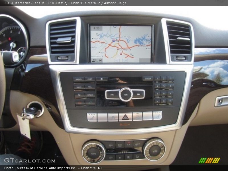 Lunar Blue Metallic / Almond Beige 2014 Mercedes-Benz ML 350 4Matic