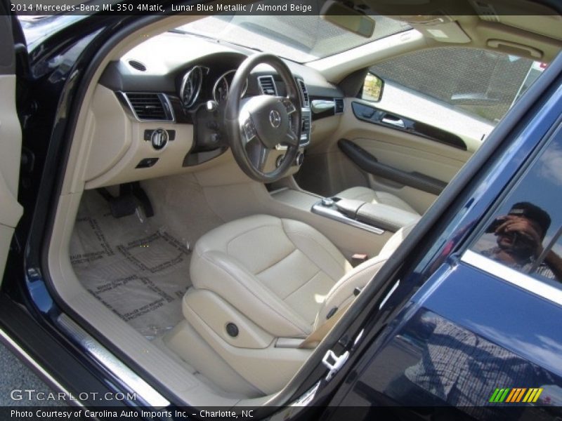 Lunar Blue Metallic / Almond Beige 2014 Mercedes-Benz ML 350 4Matic