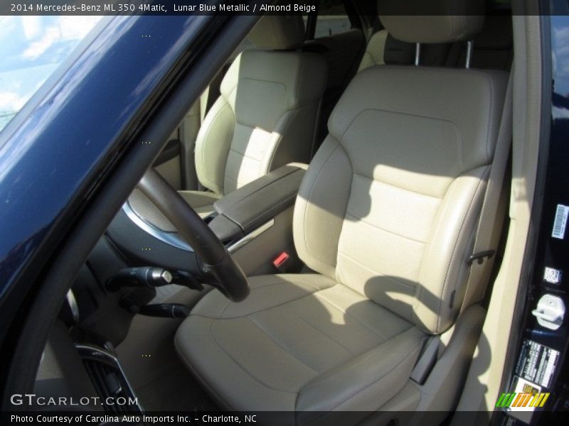 Lunar Blue Metallic / Almond Beige 2014 Mercedes-Benz ML 350 4Matic