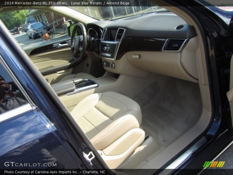 Lunar Blue Metallic / Almond Beige 2014 Mercedes-Benz ML 350 4Matic