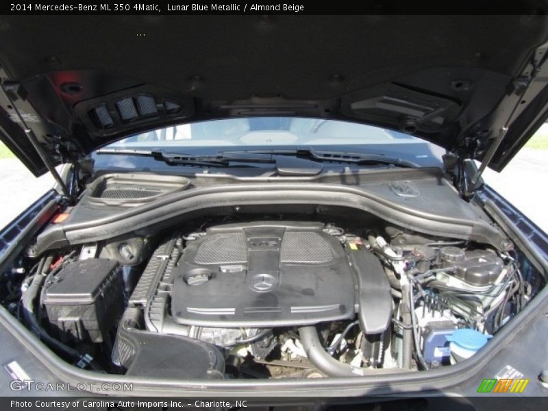 Lunar Blue Metallic / Almond Beige 2014 Mercedes-Benz ML 350 4Matic
