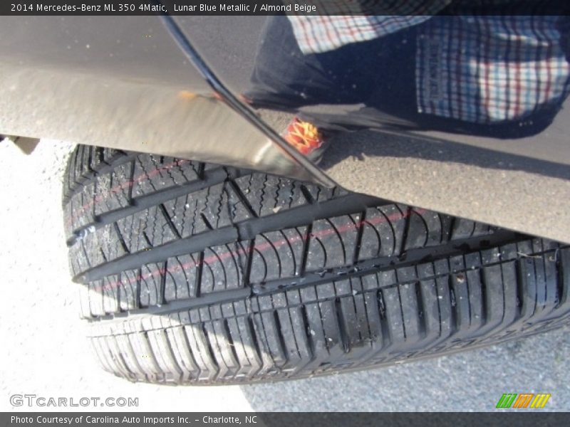 Lunar Blue Metallic / Almond Beige 2014 Mercedes-Benz ML 350 4Matic