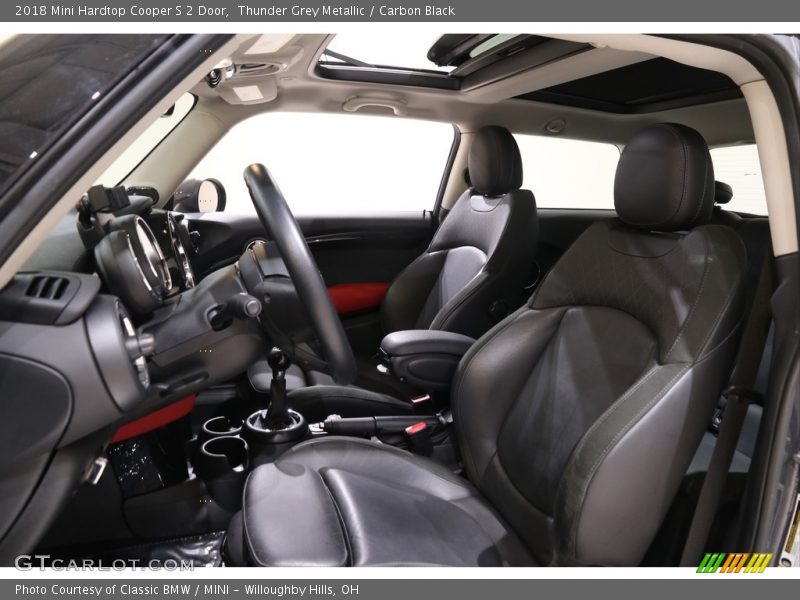 Thunder Grey Metallic / Carbon Black 2018 Mini Hardtop Cooper S 2 Door