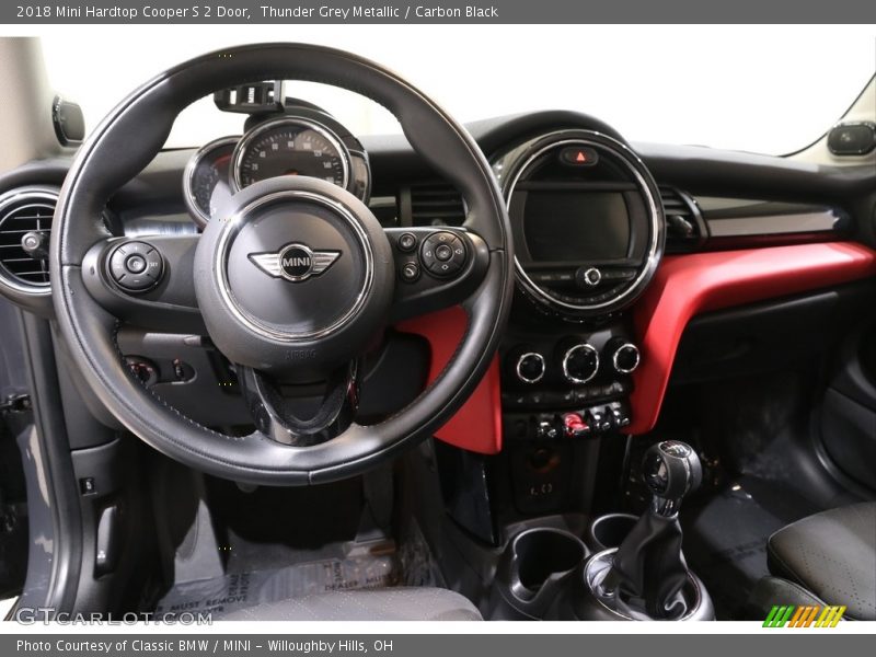 Thunder Grey Metallic / Carbon Black 2018 Mini Hardtop Cooper S 2 Door