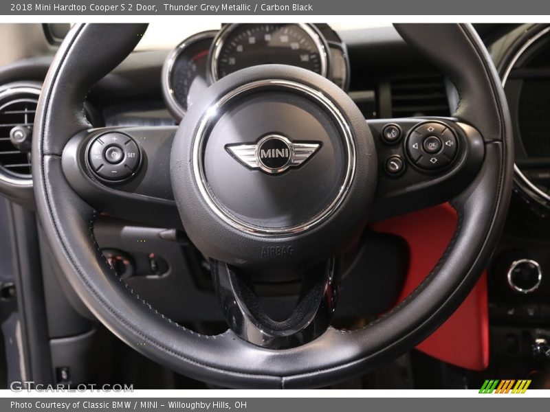 Thunder Grey Metallic / Carbon Black 2018 Mini Hardtop Cooper S 2 Door