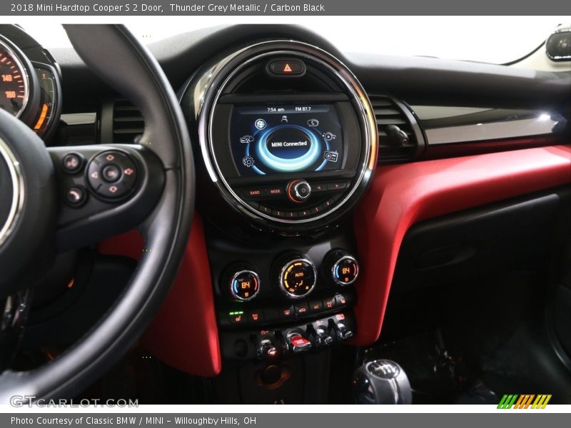 Thunder Grey Metallic / Carbon Black 2018 Mini Hardtop Cooper S 2 Door