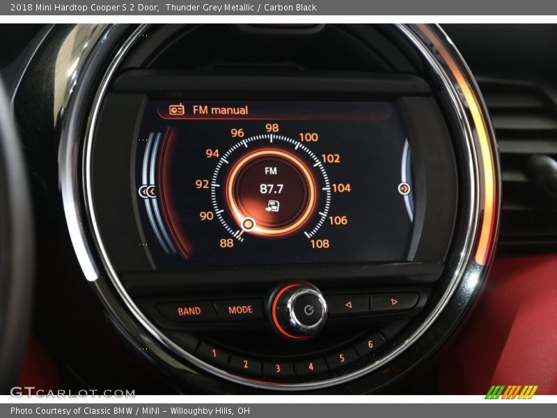 Thunder Grey Metallic / Carbon Black 2018 Mini Hardtop Cooper S 2 Door