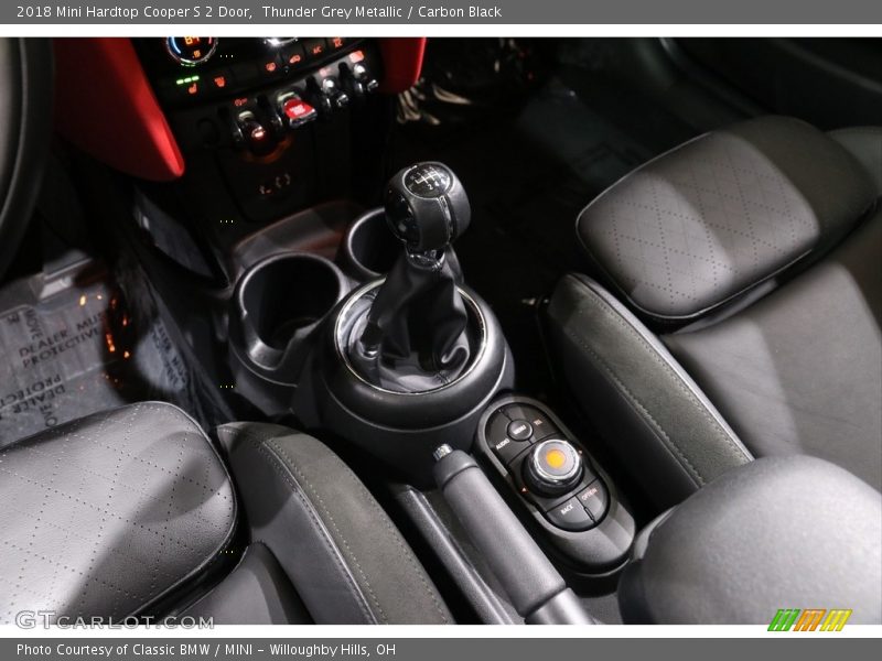 Thunder Grey Metallic / Carbon Black 2018 Mini Hardtop Cooper S 2 Door