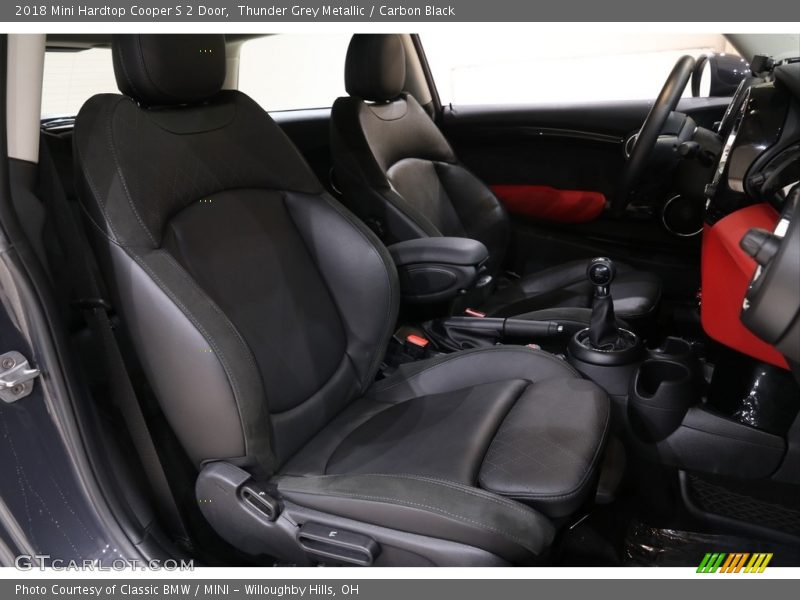 Thunder Grey Metallic / Carbon Black 2018 Mini Hardtop Cooper S 2 Door