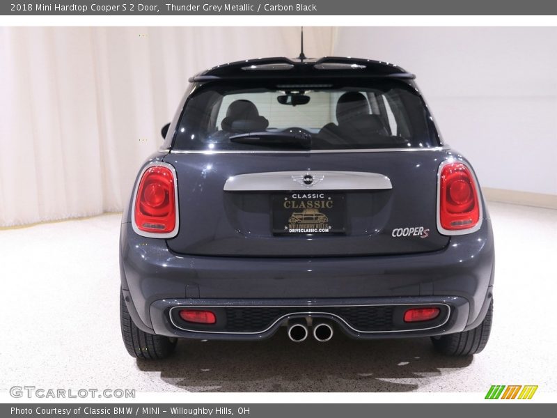 Thunder Grey Metallic / Carbon Black 2018 Mini Hardtop Cooper S 2 Door