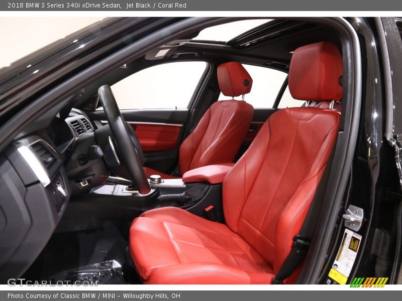  2018 3 Series 340i xDrive Sedan Coral Red Interior