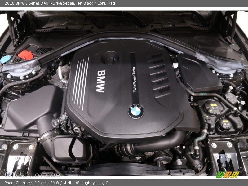  2018 3 Series 340i xDrive Sedan Engine - 3.0 Liter DI TwinPower Turbocharged DOHC 24-Valve VVT Inline 6 Cylinder