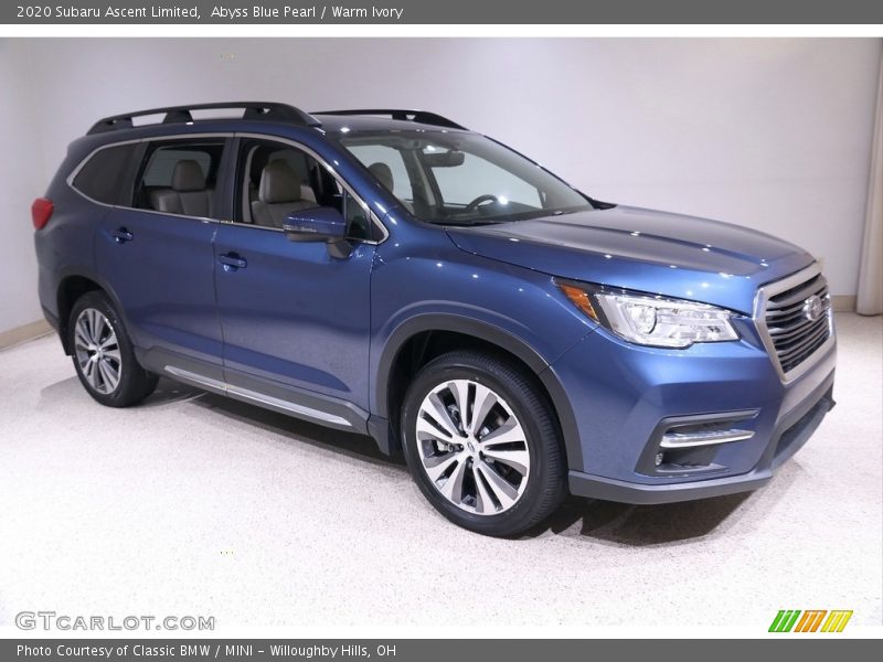 Abyss Blue Pearl / Warm Ivory 2020 Subaru Ascent Limited