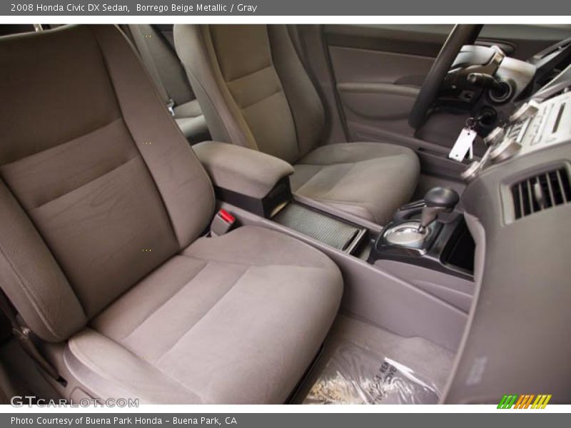 Front Seat of 2008 Civic DX Sedan