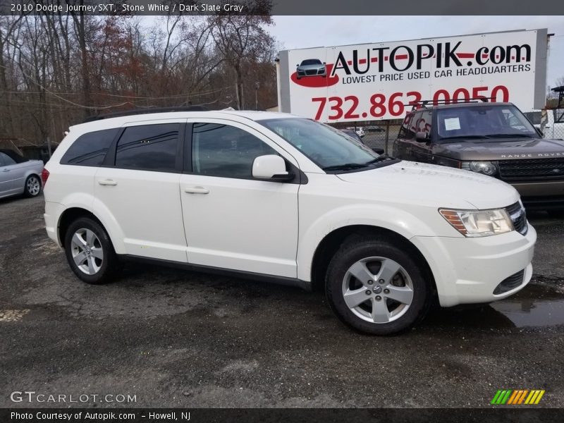 Stone White / Dark Slate Gray 2010 Dodge Journey SXT