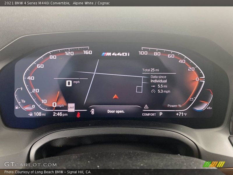  2021 4 Series M440i Convertible M440i Convertible Gauges