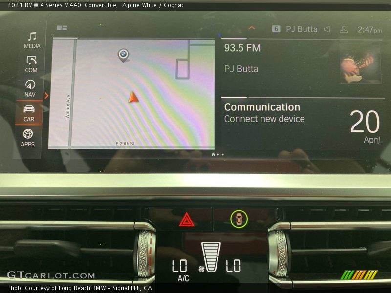 Alpine White / Cognac 2021 BMW 4 Series M440i Convertible