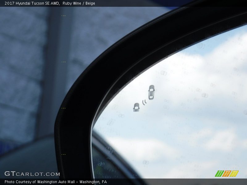 Ruby Wine / Beige 2017 Hyundai Tucson SE AWD