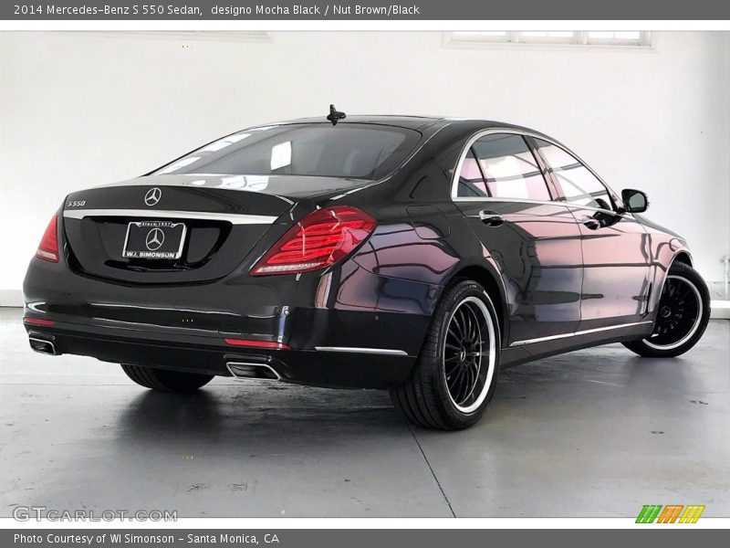 designo Mocha Black / Nut Brown/Black 2014 Mercedes-Benz S 550 Sedan