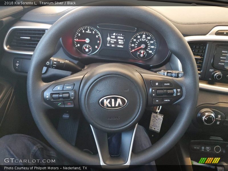 Titanium Silver / Black 2018 Kia Sorento L