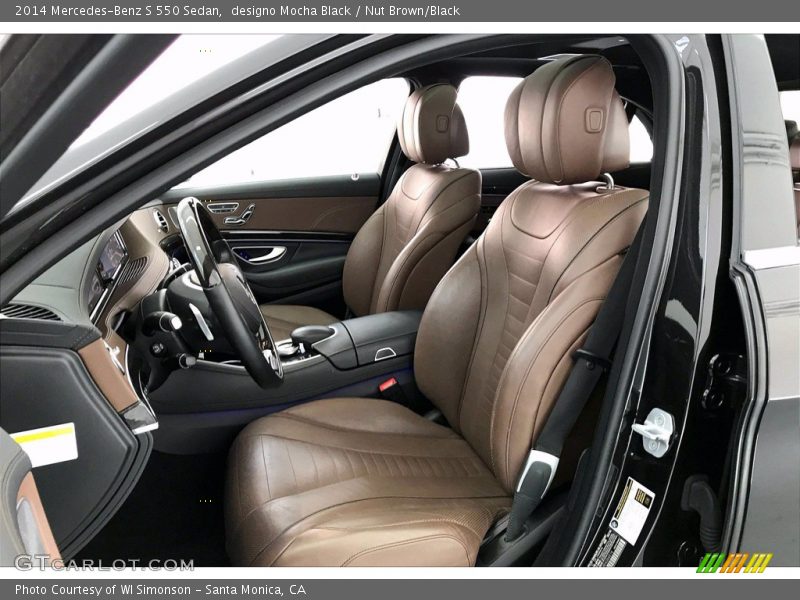Front Seat of 2014 S 550 Sedan