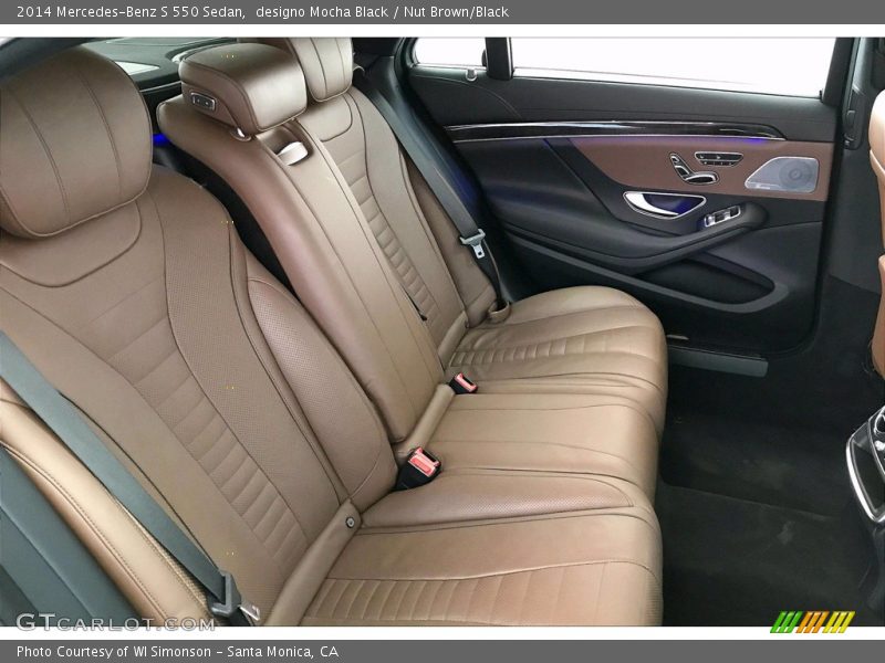 Rear Seat of 2014 S 550 Sedan