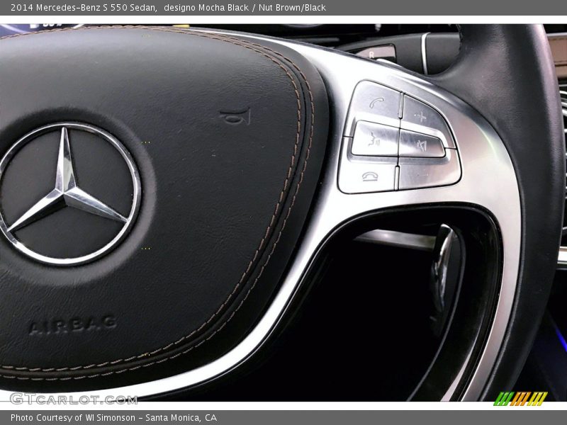 designo Mocha Black / Nut Brown/Black 2014 Mercedes-Benz S 550 Sedan