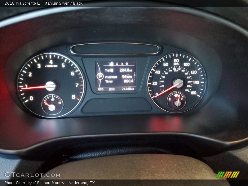 Titanium Silver / Black 2018 Kia Sorento L
