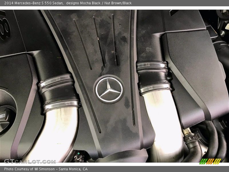 designo Mocha Black / Nut Brown/Black 2014 Mercedes-Benz S 550 Sedan