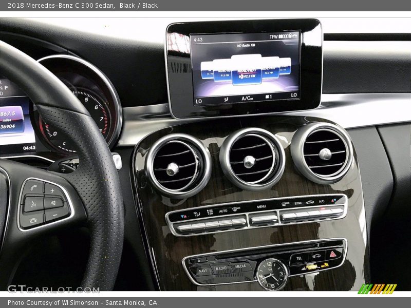 Black / Black 2018 Mercedes-Benz C 300 Sedan