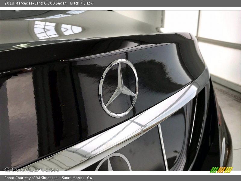 Black / Black 2018 Mercedes-Benz C 300 Sedan