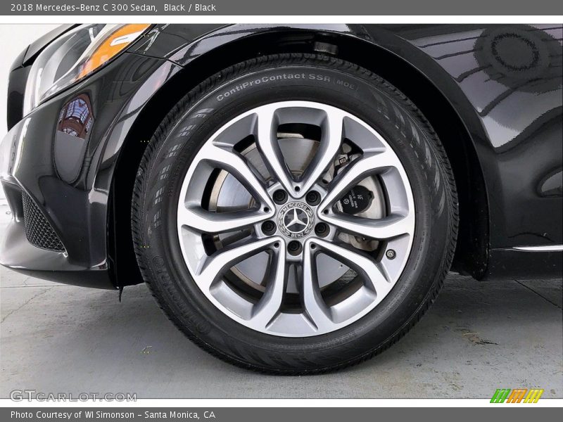 Black / Black 2018 Mercedes-Benz C 300 Sedan