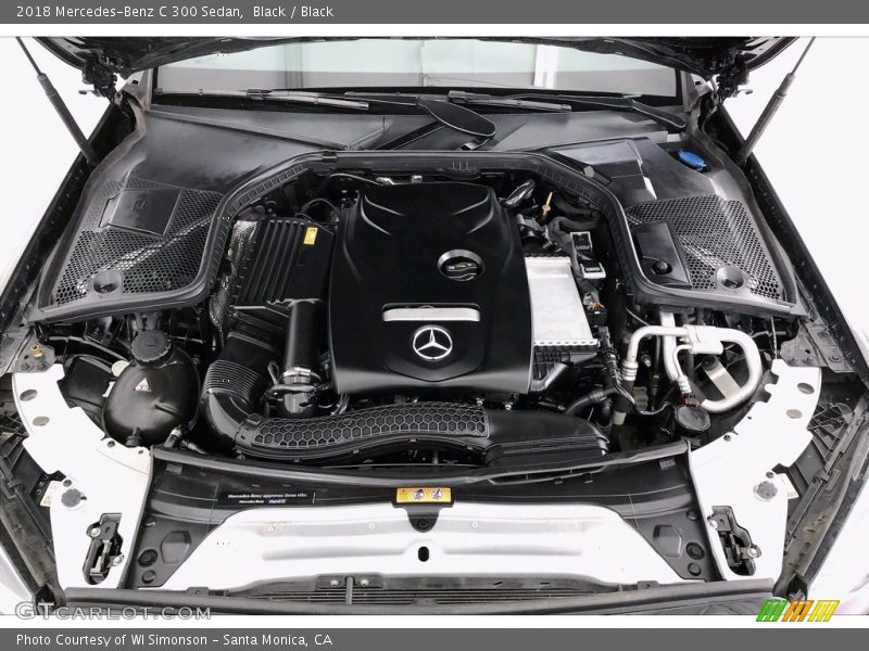 Black / Black 2018 Mercedes-Benz C 300 Sedan