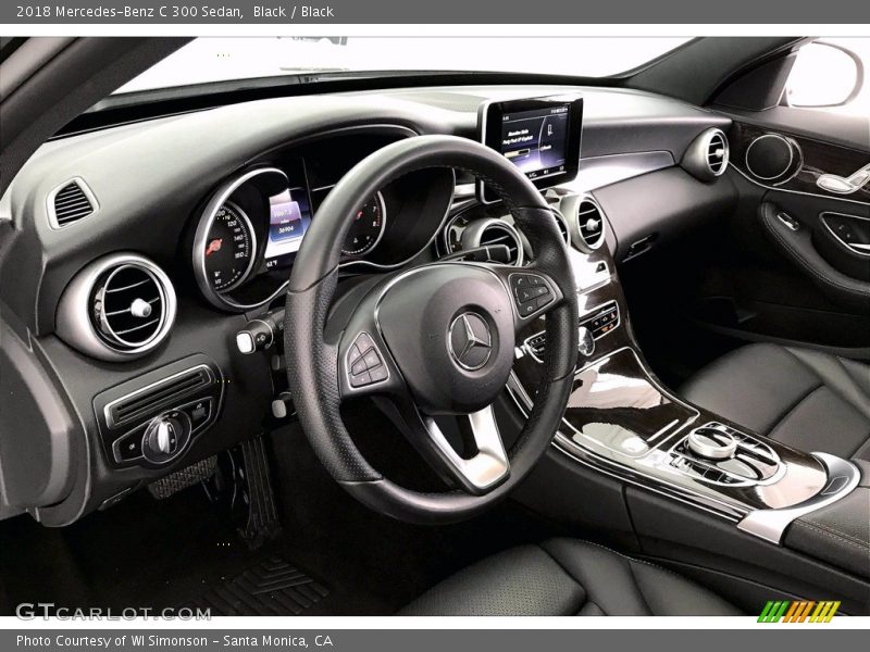 Black / Black 2018 Mercedes-Benz C 300 Sedan