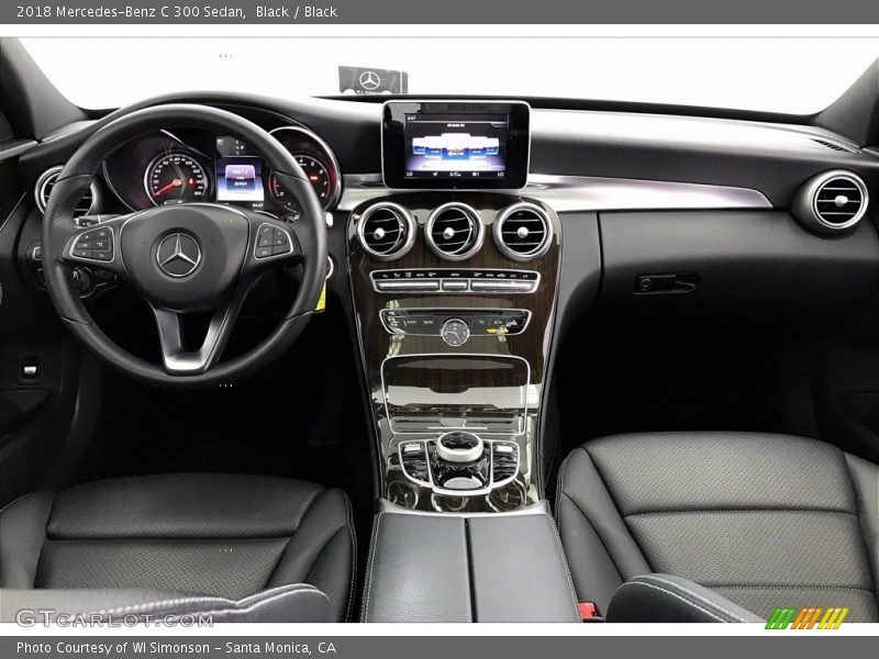 Black / Black 2018 Mercedes-Benz C 300 Sedan