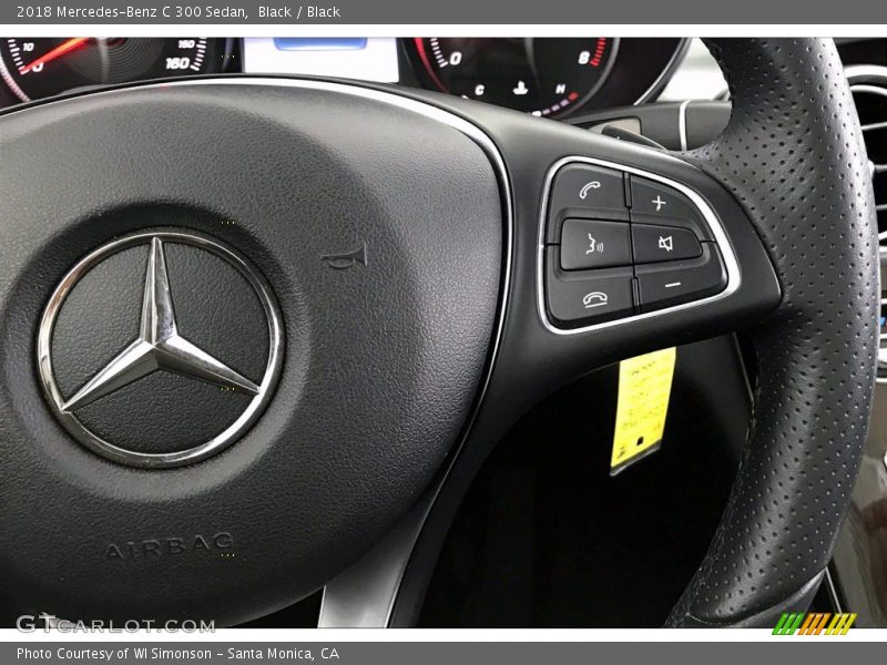Black / Black 2018 Mercedes-Benz C 300 Sedan