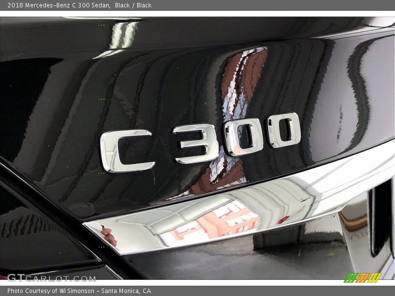 Black / Black 2018 Mercedes-Benz C 300 Sedan