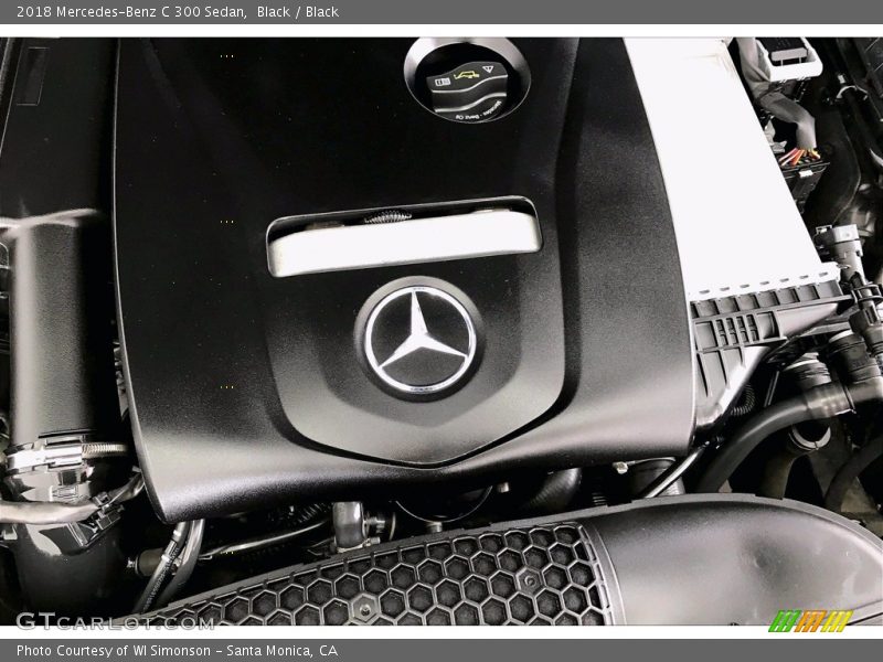 Black / Black 2018 Mercedes-Benz C 300 Sedan