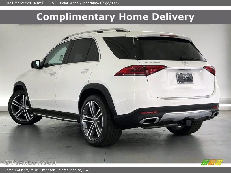 Polar White / Macchiato Beige/Black 2021 Mercedes-Benz GLE 350