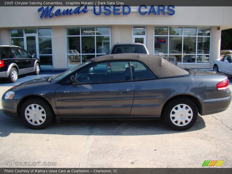Graphite Metallic / Dark Slate Gray 2005 Chrysler Sebring Convertible